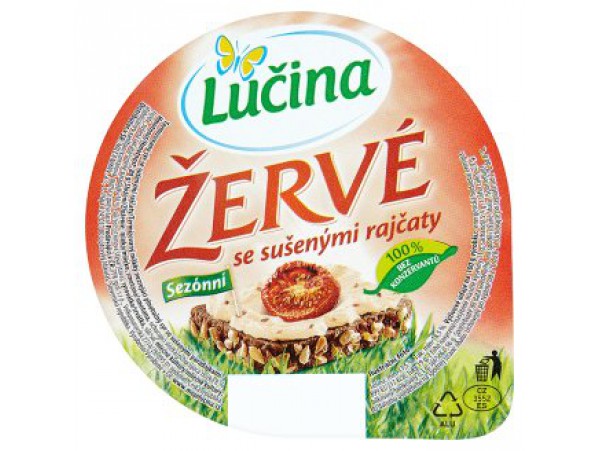 Lučina Сыр с сушеными помидорами Žervé 80 г